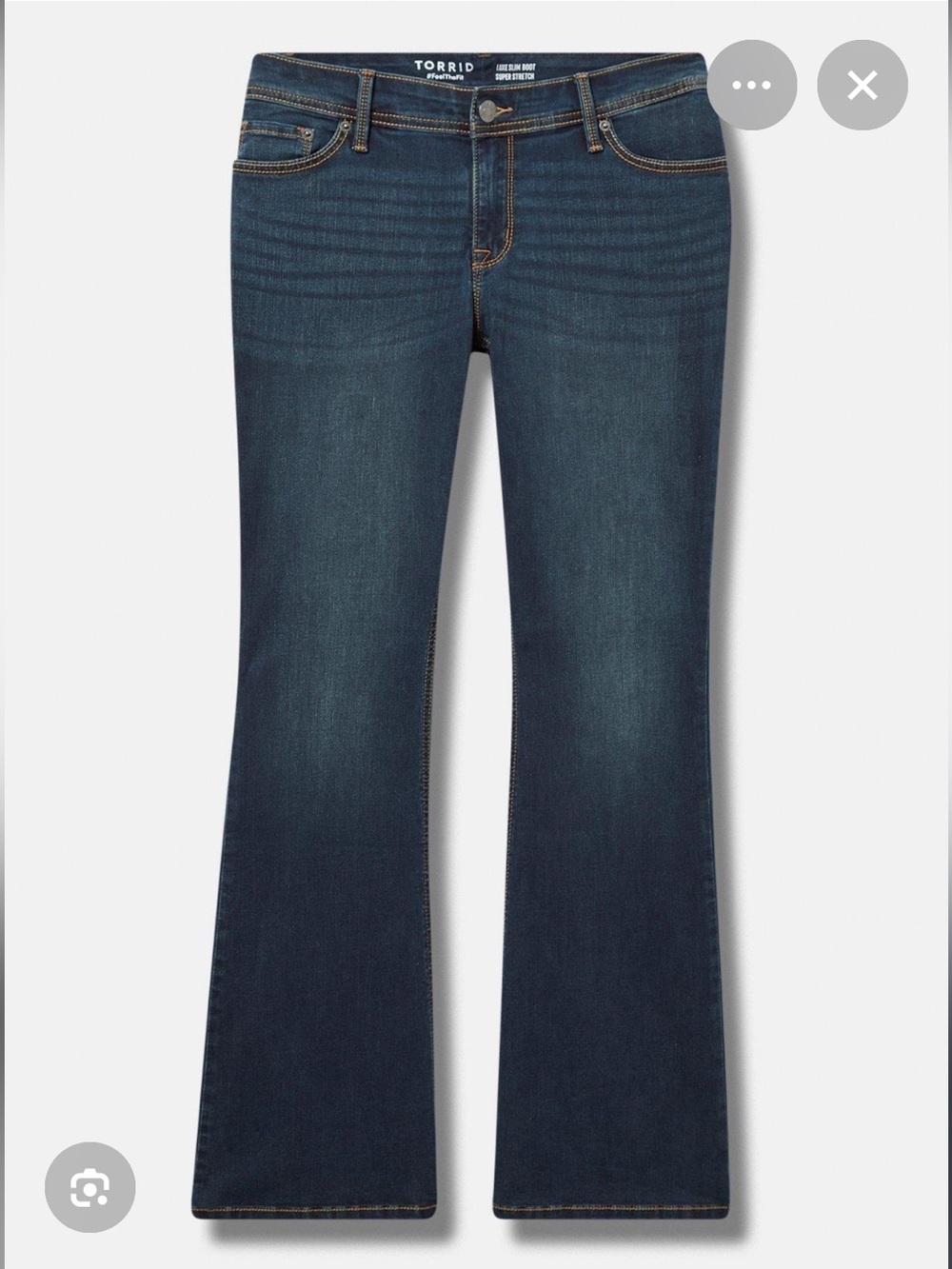 NWT Torrid plus size 22 luxe bootcut jeans